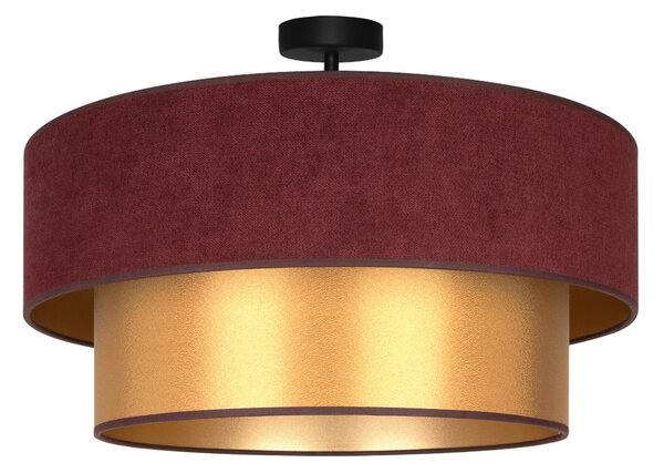Lampa Sufitowa Duolla, Dorina, czerwony, kuchnia, tkanina | tekstylia, młodzieżowy