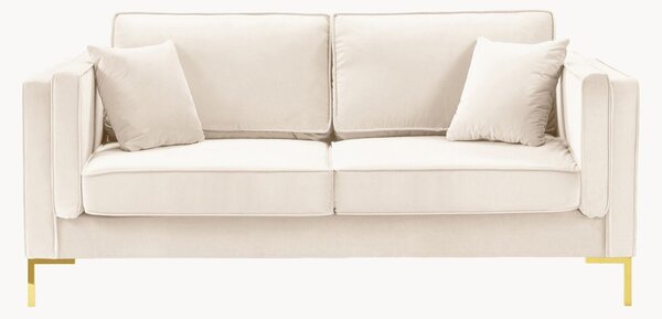 Sofa o wyglądzie aksamitu Luis (2-osobowa), S 160 cm