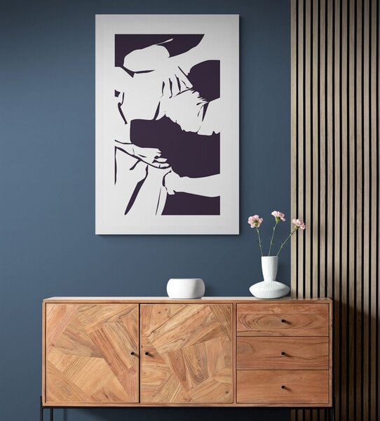 Plakat z passepartout pragnienie miłości