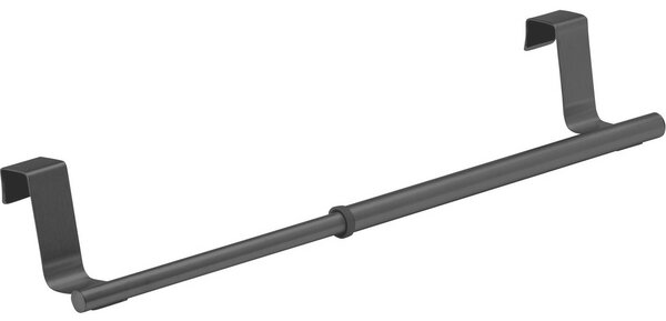 Wenko Regulowany uchwyt na ścierki 36-60 cm, czarny, M