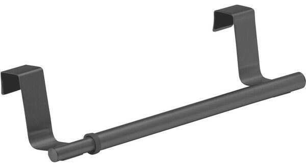 Wenko Regulowany uchwyt na ścierki 36-60 cm, czarny, M