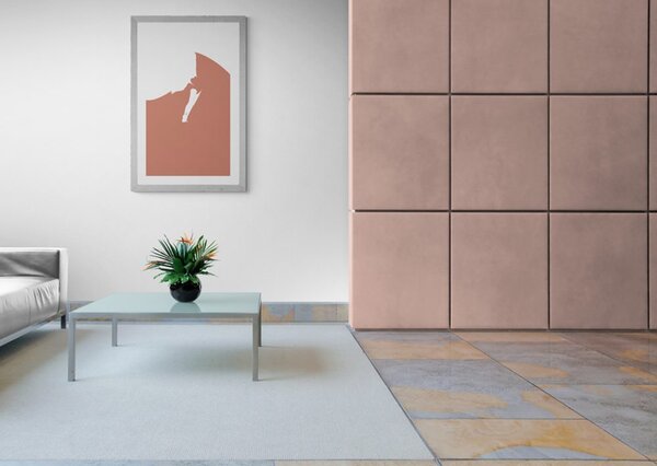 Plakat z passepartout abstrakcja tajemniczego tańca