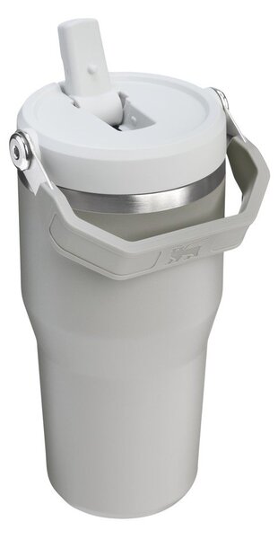 Jasnoszary termos ze stali nierdzewnej 600 ml IceFlow™ Flip Straw 2.0 Tumbler Ash – Stanley