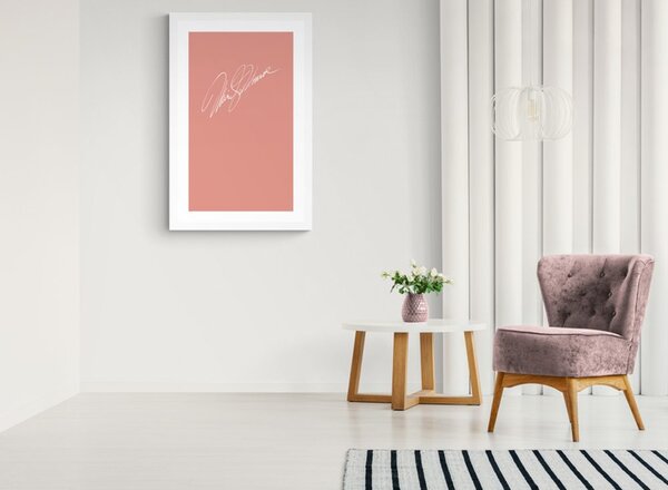 Plakat z passepartout podpis Marilyn Monroe