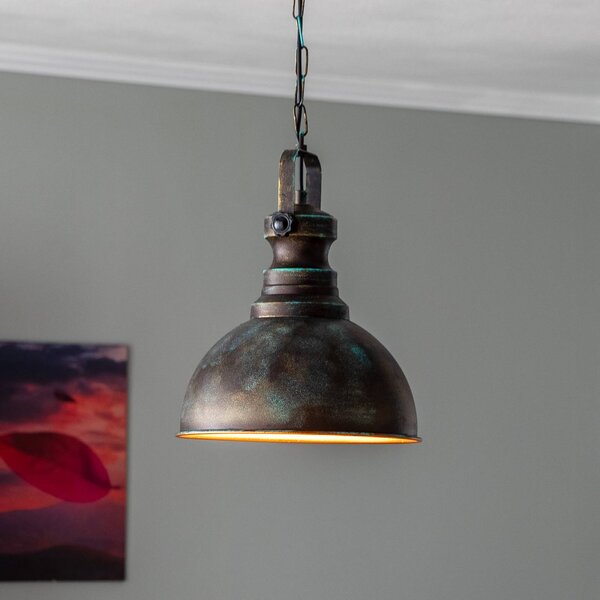 Lampa wisząca Saglam 3710 Opviq, możliwość ściemniania, brązowy / mosiężny, salon / jadalnia, metal, vintage