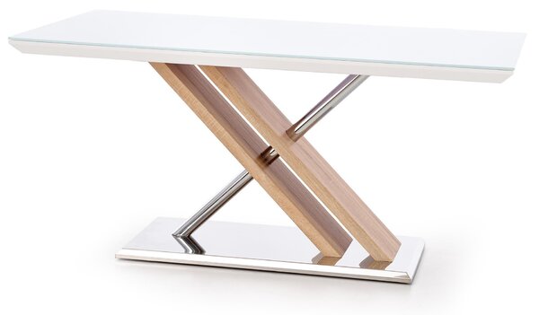 Oryginalny stół ze szklanym blatem do jadalni Nowoczesny Design HANA