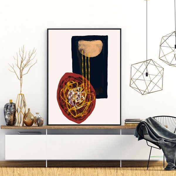 Plakat - Artystyczna abstrakcja (A4)