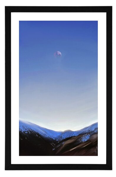 Plakat passepartout urocza natura