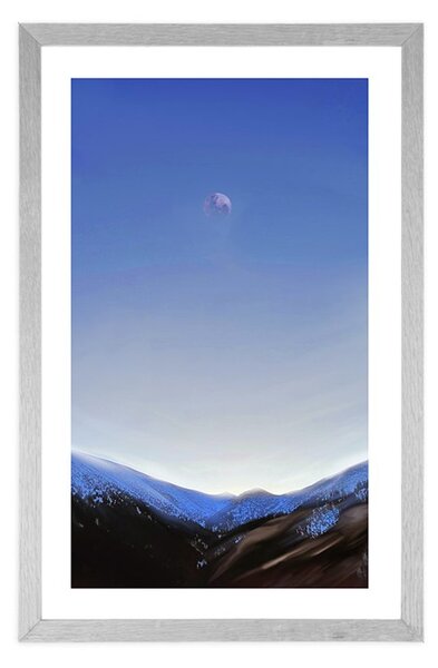 Plakat passepartout urocza natura
