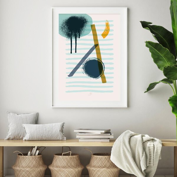 Plakat - Artystyczna abstrakcja (A4)