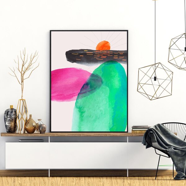 Plakat - Artystyczna abstrakcja (A4)