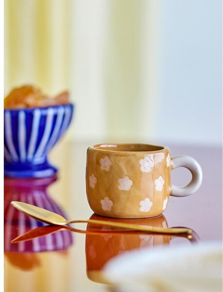Brązowy ceramiczny kubek dla dzieci 110 ml Nini – Bloomingville