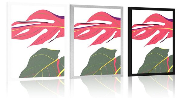 Plakat pastelowe monstery