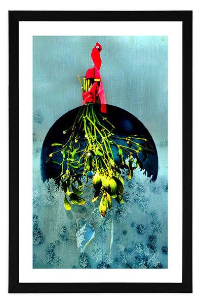 Plakat passepartout magiczna jemioła