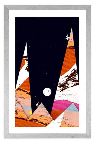 Plakat passepartout piramidy blizkiego wschodu