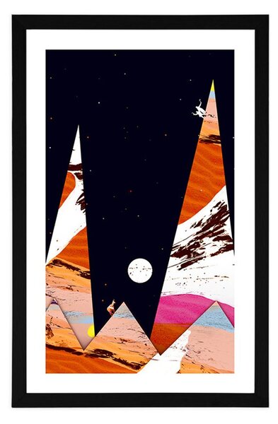 Plakat passepartout piramidy blizkiego wschodu