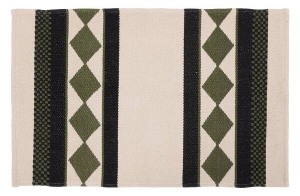 Bawełniany dywan do przedpokoju PANAMA, wzór etniczny, 60 x 90 cm