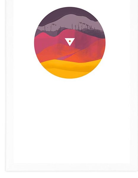 Plakat passepartout w niepowtarzalnym dizajnie