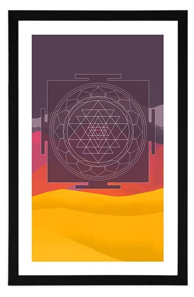 Plakat passepartout unikalny wzór