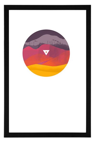 Plakat passepartout w niepowtarzalnym dizajnie