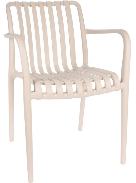 Krzesło ogrodowe z tworzywa, 55 x 57 x 81 cm