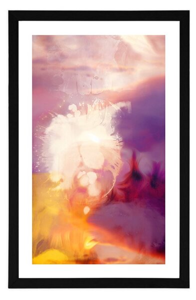 Plakat passepartout magiczna mieszanka kolorów