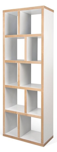Biało-naturalny regał 70x198 cm Berlin – TemaHome