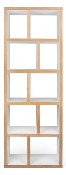 Biało-naturalny regał 70x198 cm Berlin – TemaHome