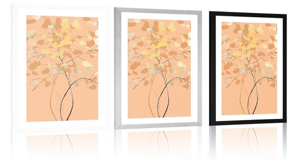 Plakat passepartout magiczna gałązka