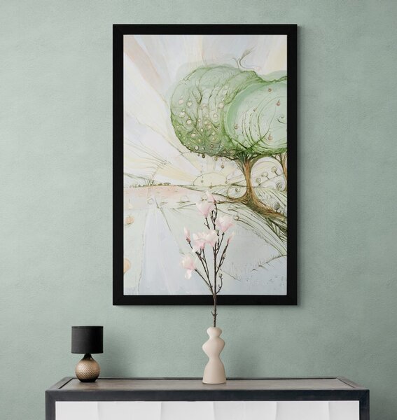 Plakat abstrrakcyjna przyroda