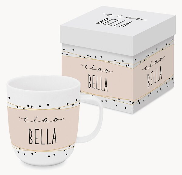 Komplet kubków z porcelany kostnej Ciao Bella, 2 elem