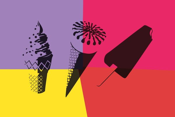 Tapeta letni pop art