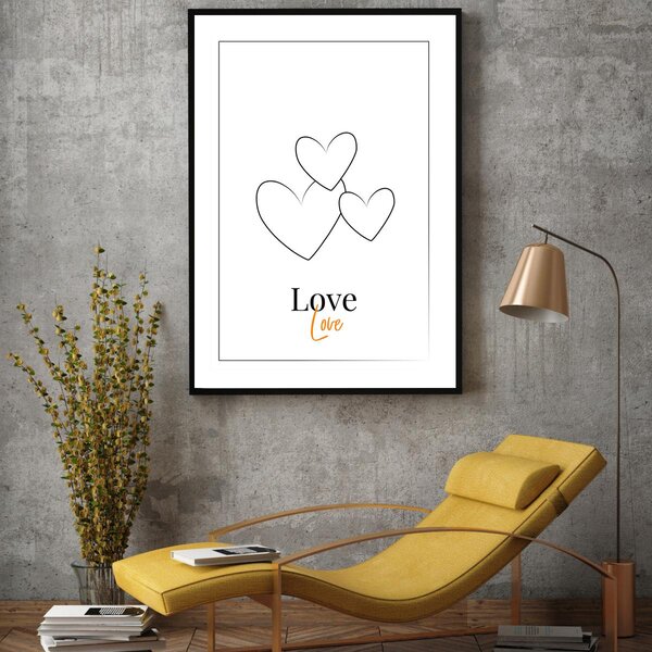 Plakat - Love (A4)