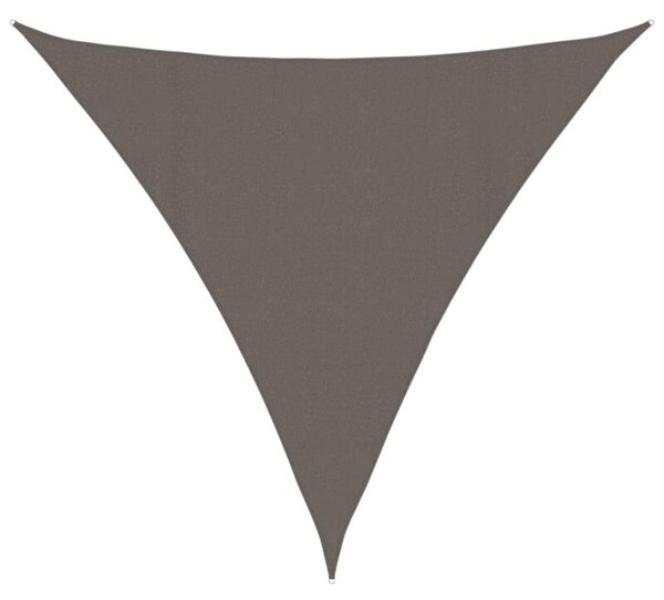 Żagiel przeciwsłoneczny, 160 g/m², antracytowy, 4x4x4 m, hdpe