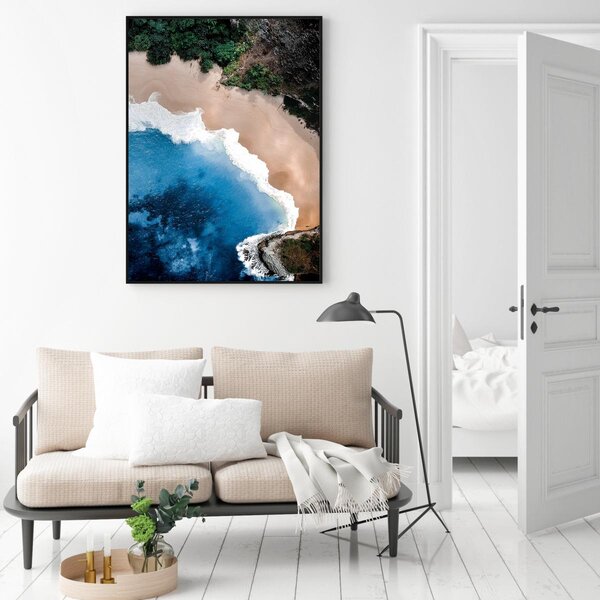 Plakat - Ocean, piasek, rafa (A4)