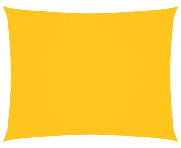 Prostokątny żagiel ogrodowy z tkaniny oxford, 4x6 m, żółty