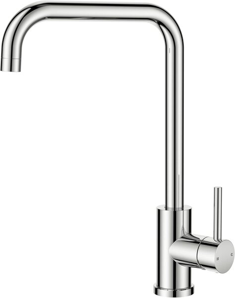 Bateria kuchenna 371 mm, polerowany chrom, obrotowa 360 stopni, kształt L, do kuchni