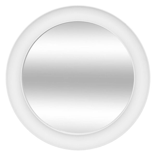 Lustro okrągłe SOLAL, biała rama, Ø 58 cm