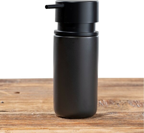 Wenko Ceramiczny dozownik mydła Silo 250 ml, czarny