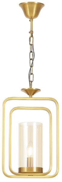 LAMPA WISZĄCA LOFT ZŁOTA BENTON W1