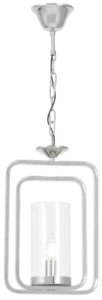 LAMPA WISZĄCA LOFT CHROMOWANA BENTON W1