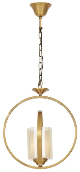 LAMPA WISZĄCA LOFT ZŁOTA DARTON W1
