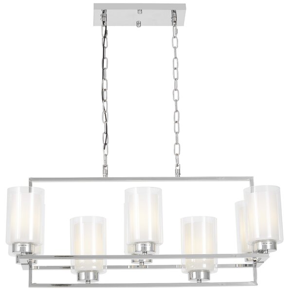 NOWOCZESNA LAMPA WISZĄCA CHROMOWANA LINO W8