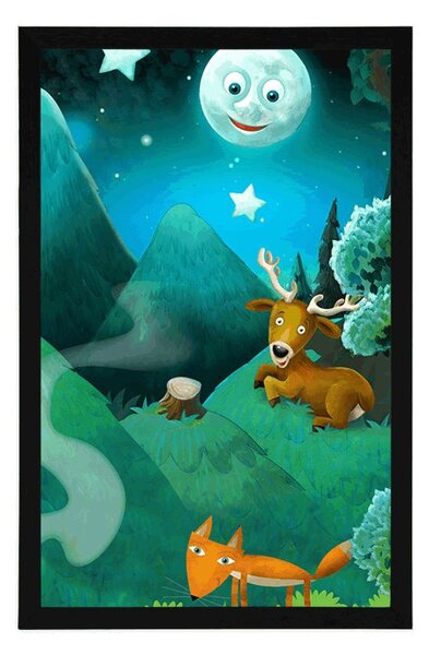 Plakat magiczny bajkowy las