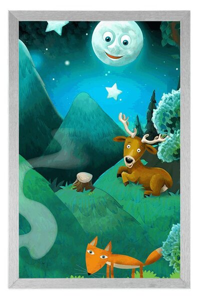 Plakat magiczny bajkowy las