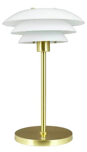 Lampa Stołowa Dyberg Larsen, DL20, ściemnialny, złoty | mosiężny, sypialnia, metal, design