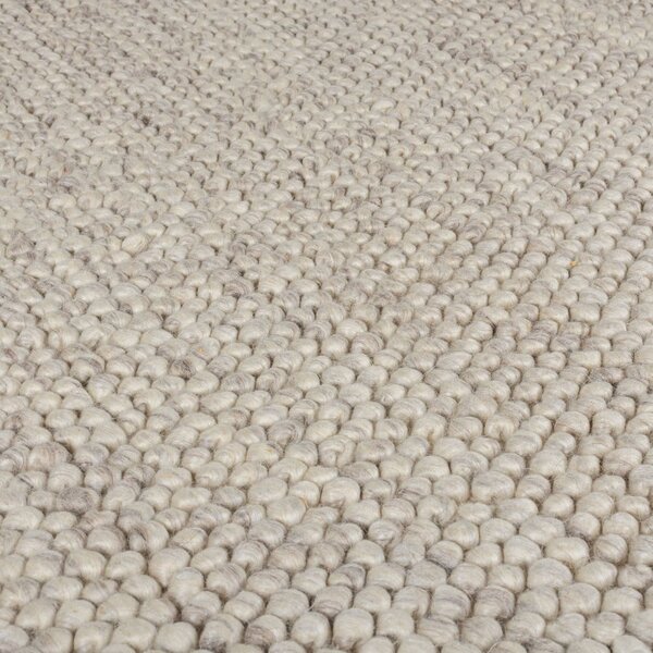 Jasnoszary dywan z mieszanki wełny tkany ręcznie 160x230 cm Minerals – Flair Rugs
