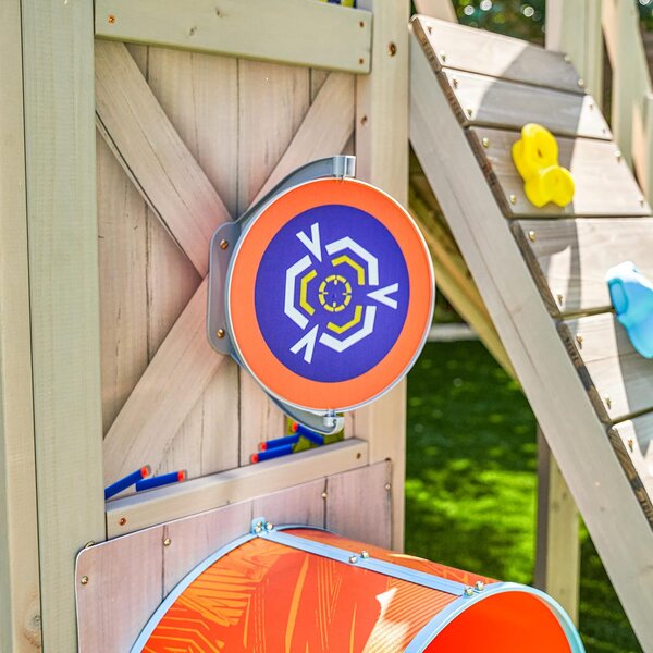 Plac zabaw do ogrodu NERF BATTLE FORT 4,45x1,84 m