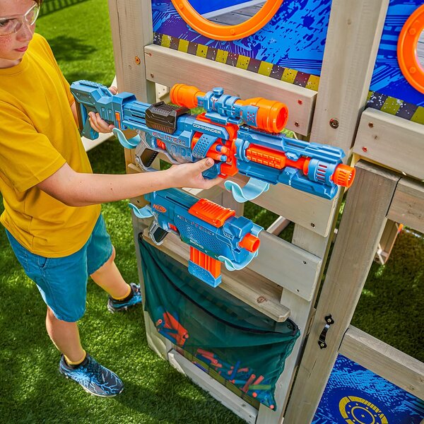 Plac zabaw do ogrodu NERF BATTLE FORT 4,45x1,84 m