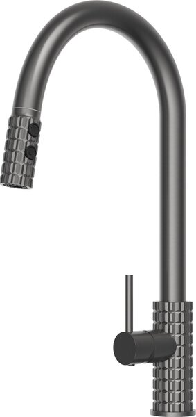 Granitan | Bateria kuchenna Snake Pro – Gun Grey – Nowoczesny design – Wysokiej jakoci materiay – Ergonomiczna
